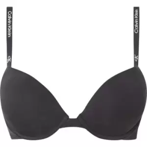 Image of Calvin Klein 1996 Plunge Bra - Black