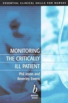 Image of Monitoring the Critically Ill Patient by Philip Jevon Paperback