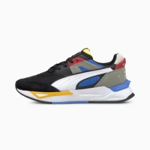 Image of Womens PUMA Mirage Sport Remix Trainers, Black/White Size 11 Shoes