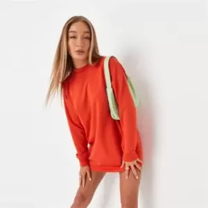 Missguided Petite Basic Sweater Dress - Red