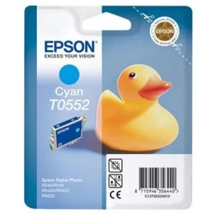 Image of Epson Duck T0552 Cyan Ink Cartridge