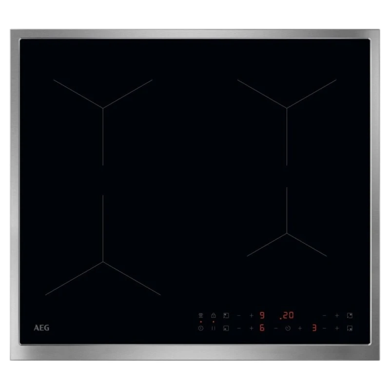 Image of AEG TN64IA00XB 58cm Series 5000 4 Zone Induction Hob - STAINLESS STEEL TN64IA00XB