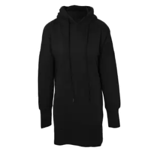 Image of Mantis Womens/Ladies Hoodie Dress (L) (Black)