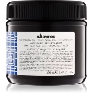 image of Davines Alchemic Silver Moisturizing Conditioner for Hair Color Enhancement 250ml