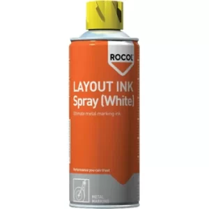 image of Rocol 57025 Layout Ink Spray-White 400ml