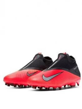 image of Nike Phantom Vision Pro Dynamic Fit Firm Ground Football Boots - Red/Black