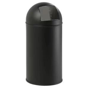 Image of Push rubbish bin