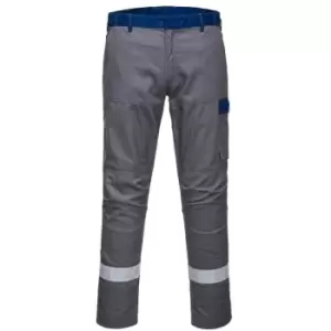 Image of Portwest - FR06GRR30 - sz 30 Bizflame Ultra Two Tone Trouser - Grey Regular - Grey