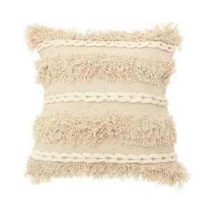 image of Sass & Belle Blanca Tufted Stripe Cushion