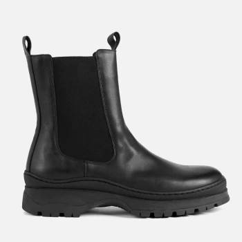 Image of Ted Baker Mens Akeeno Leather Chelsea Boots - Black - UK 10