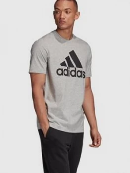 Image of Adidas Badge Of Sport T-Shirt - Grey