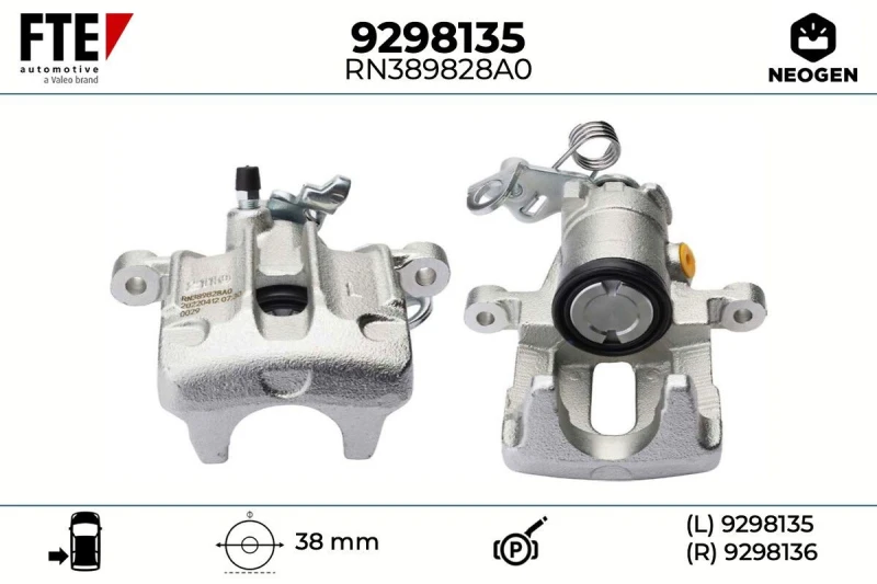 Image of Brake caliper FTE 9298135