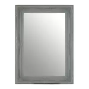 image of 113 x 83cm Wall Mirror in Antique Grey