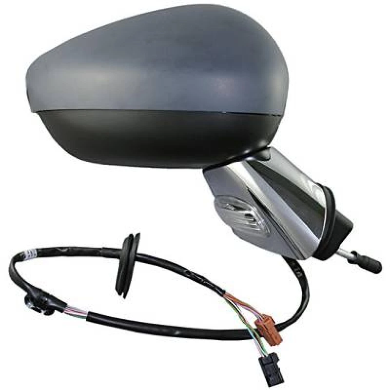 Image of DIEDERICHS 4006225 Wing mirror Left, Complete Mirror, primed, with two plugs Outside Mirror (50)
