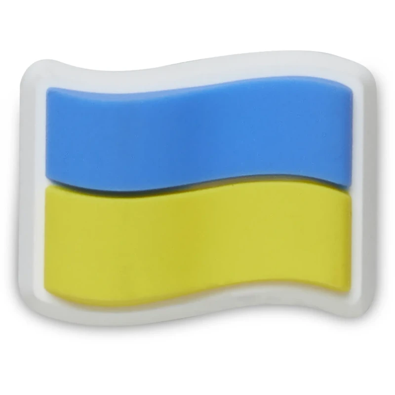 Image of Crocs Jibbitz Crocs Ukraine Flag Bleu Unisex TU