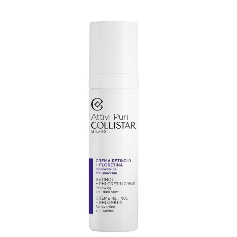 Image of Collistar Womens Attivi Puri Retinol + Phloretin Cream 50ml in Clear Clear Female