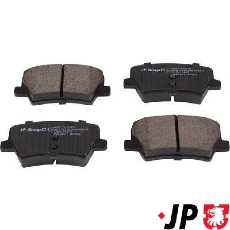 Image of JP GROUP Brake pad set JP GROUP 4963700510