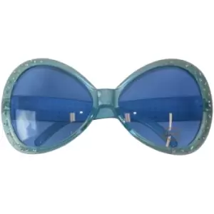 image of Party Glasses Diamond Frame (Blue)