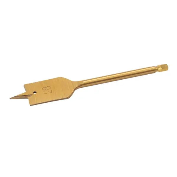 Image of Silverline Titanium-Coated Flat Bit - 28mm