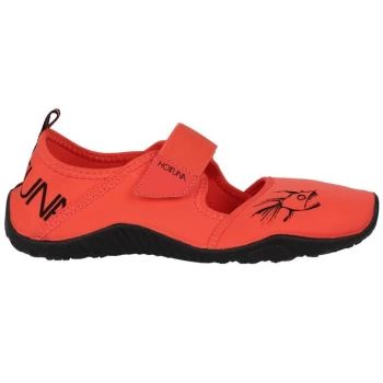 image of Hot Tuna Splasher Shoes Womens - Black/Coral