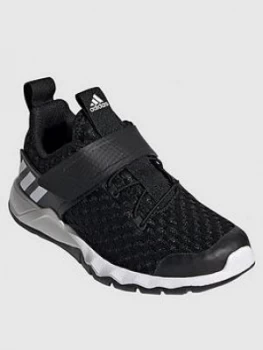 Image of Adidas Childrens Rapidaflex Summer Trainers - Black