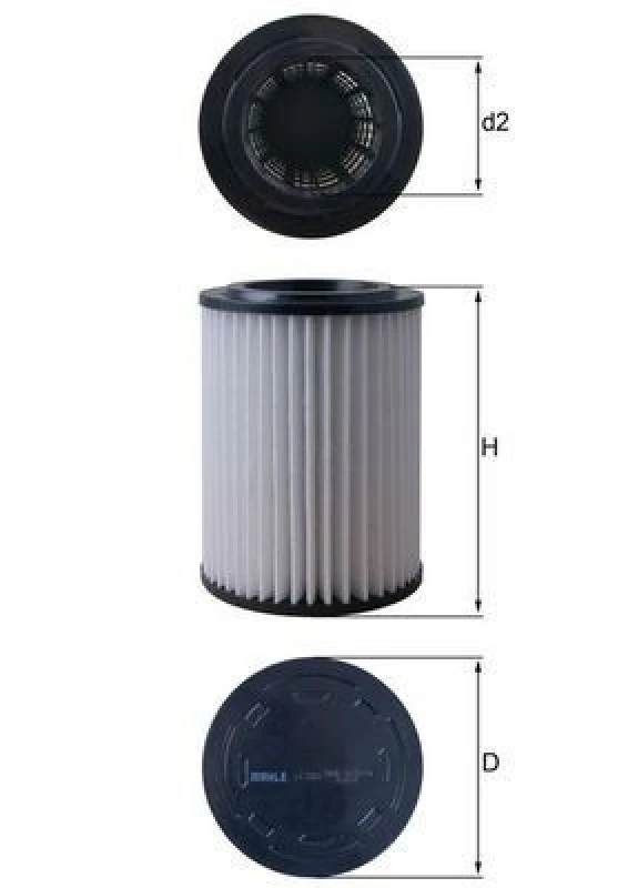 Image of Air filter MAHLE LX 5363