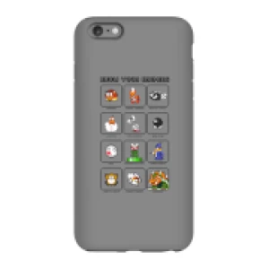 image of Nintendo Super Mario Know Your Enemies Phone Case - iPhone 6 Plus - Tough Case - Gloss