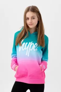 image of Water Melon Fade Script Hoodie