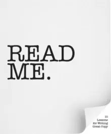 Image of Read Me : 10 Lessons for Writing Great Copy