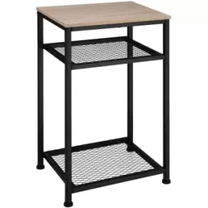 Image of TecTake York Bedside Table - Brown