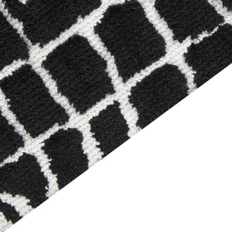 Image of Beliani Rug Punge Black 300 X 400 Cm