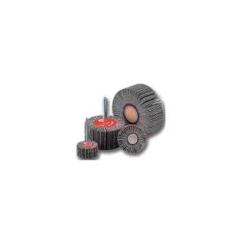 Image of Garryson - GS3015080 50X10MM Aluminium Oxide Flap Wheel with 6MM Shaft - 80 Grit