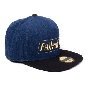 image of Fallout - Logo Badge Unisex One Size Cap - Blue/Black