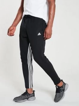 adidas Inside Leg 3 Stripe Pants - Black, Size 2XL, Men