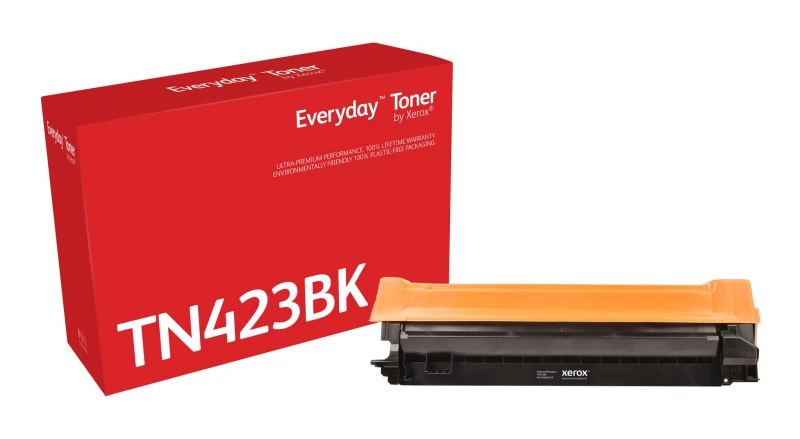 Image of Xerox Everyday Black Toner by Xerox compatible with Brother TN-423BK, High capacity 006R04759