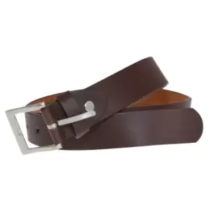 image of Forest Belts Mens 1.1" Bonded Leather Belt (Large (36a-40a)) (Brown)