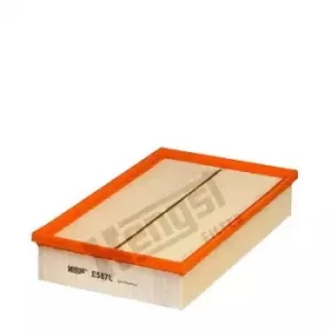 Image of Air Filter Insert E587L by Hella Hengst