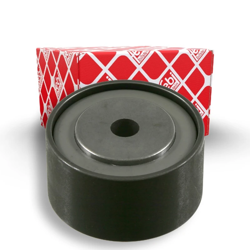 Image of FEBI BILSTEIN 22146 Idler Pulley Metal Deflection/Guide Pulley,v-ribbed belt (312)