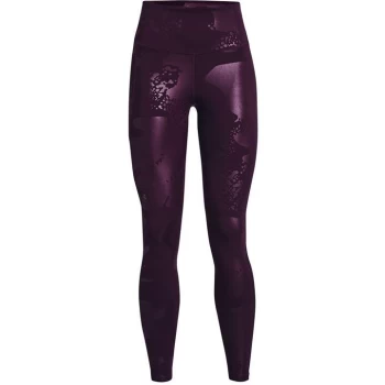 image of Under Armour Armour Rush Tonal Leggings - Purple