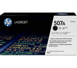 Image of HP 507A Black Laser Toner Ink Cartridge