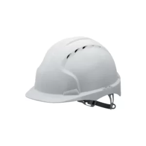 Image of EVO3 Vented White Safety Helmet
