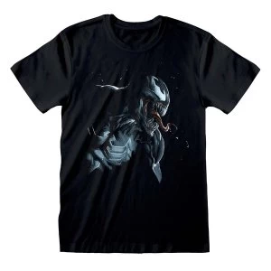 Image of Marvel Comics - Venom Art Unisex XX-Large T-Shirt - Black