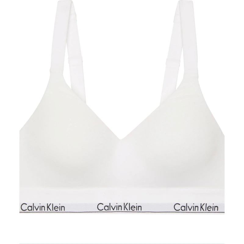 Image of Calvin Klein Underwear Icon Cotton Modal Bralette White Women S;M;L;XL