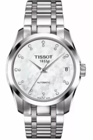 image of Ladies Tissot Couturier Automatic Watch T0352071111600