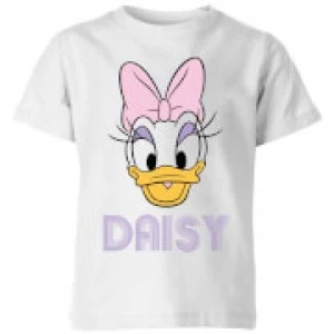 Image of Disney Daisy Face Kids T-Shirt - White - 11-12 Years