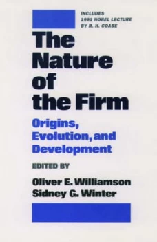 Image of The Nature of the Firm by Oliver E Williamson Paperback