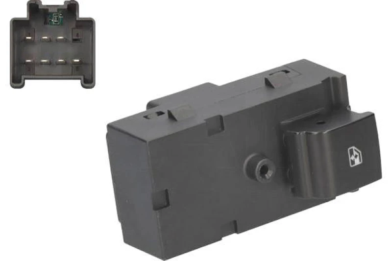Image of Alfa e-Parts AF00516 Switch, window winder Right Front Plastic Switch,window winder (1761)
