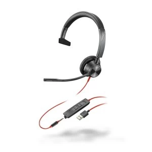 Image of Poly Blackwire 3315 USB-A MS Monaural Headset
