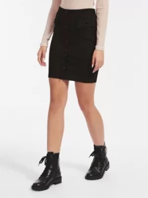 Image of Guess Mini Exposed Buttons Skirt