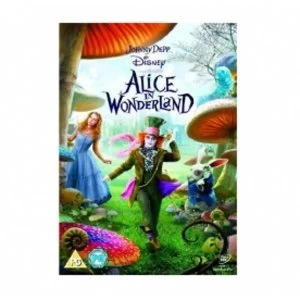 Image of Alice In Wonderland Tim Burton DVD